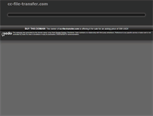 Tablet Screenshot of cc-file-transfer.com